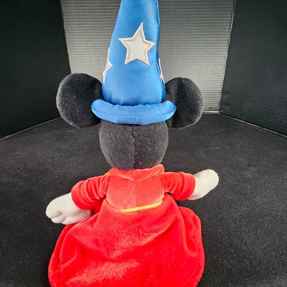 Mickey Mouse Bean Bag Plush Fantasia 2000 Sorcerer Apprentice Wizard Mickey - Picture 3 of 9